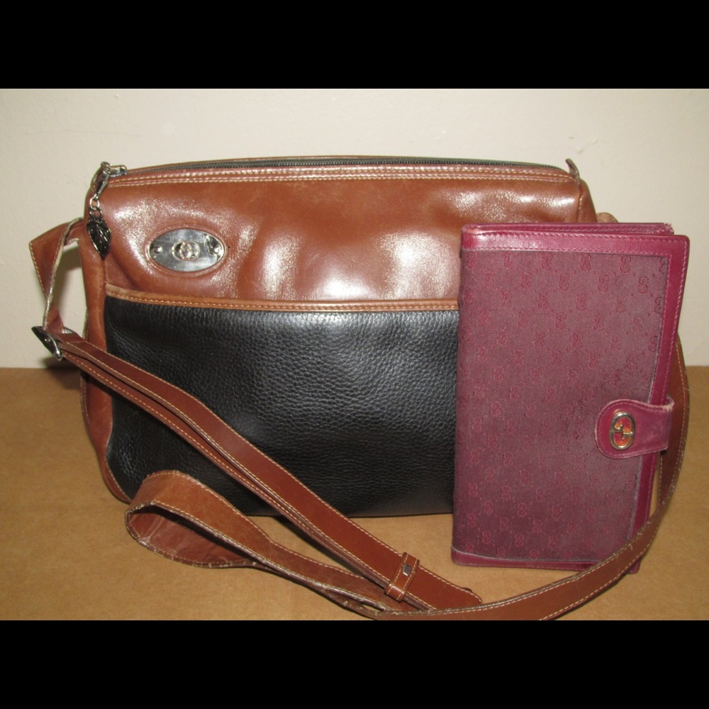 Vintage GUCCI Crossbody bag and wallet